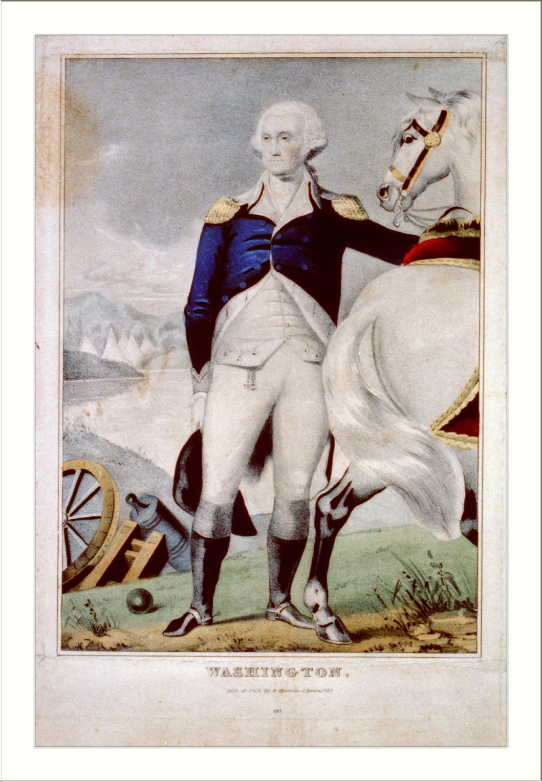 Washington, New York : Published by N. Currier, [between 1835 and 1856] — antique lithograph