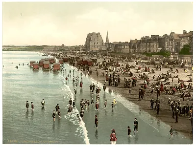 The beach Portobello Scotland