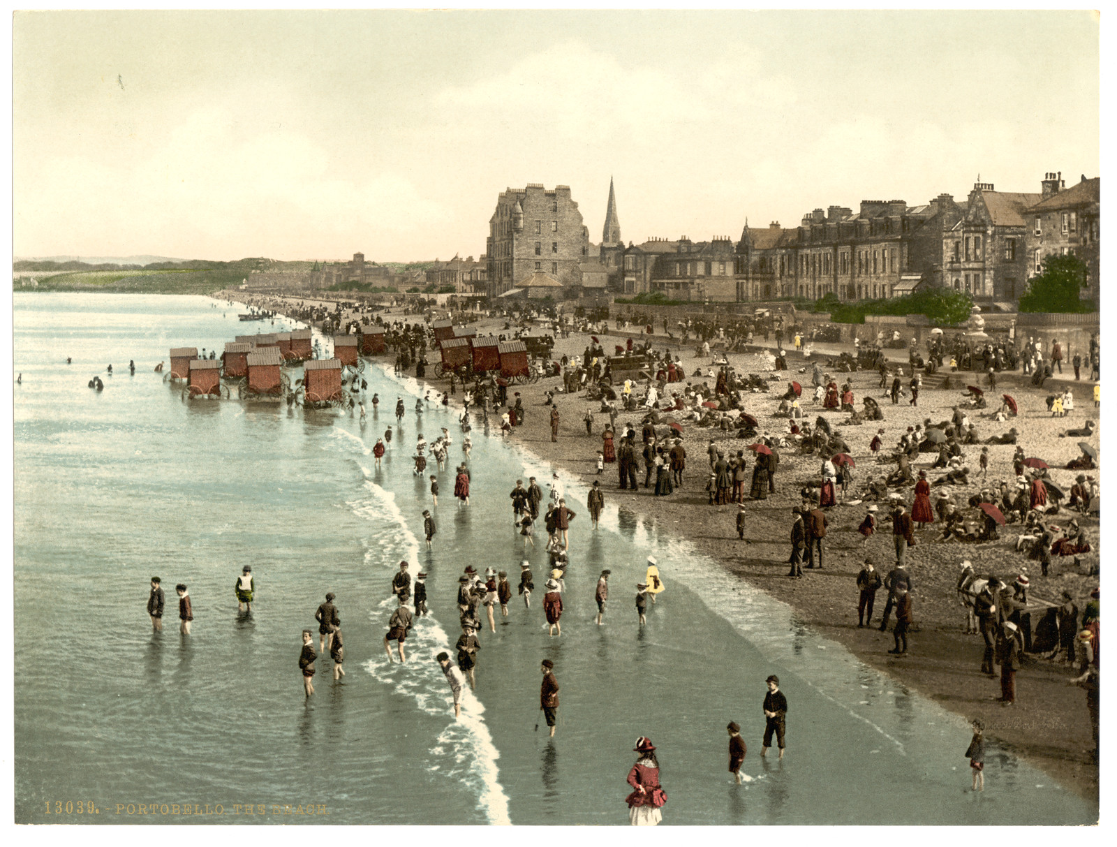 The beach Portobello Scotland, [between ca. 1890 and ca. 1900]. — historic print