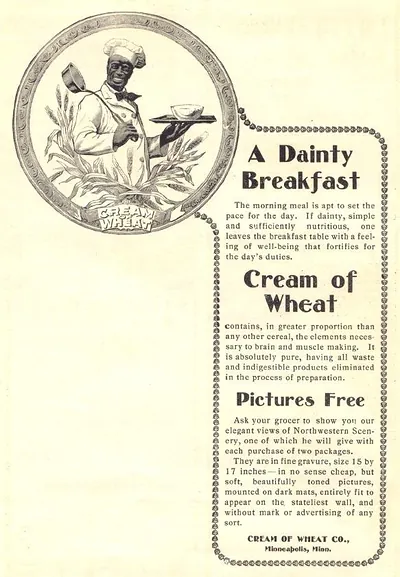 Cream of Wheat advertisement: A Dainty Breakfast, Pictures Free