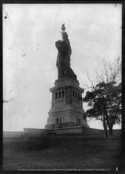 The Statue of Liberty, New York Harbor, from the East