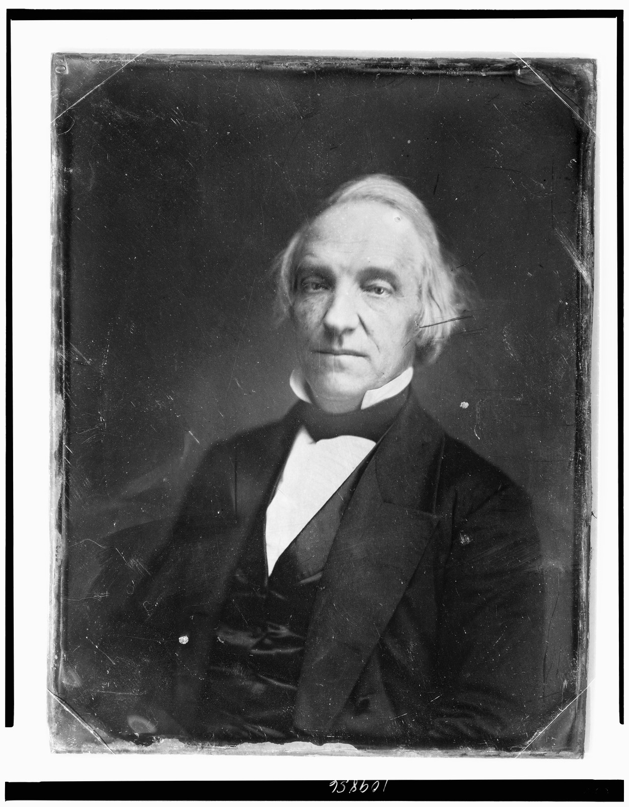 [Daniel Dickinson, head-and-shoulders portrait, slightly to the left, facing front], [between 1844 and 1860] — historic photograph