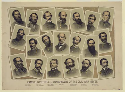 Famous Confederate Commanders of the Civil War, 1861-65