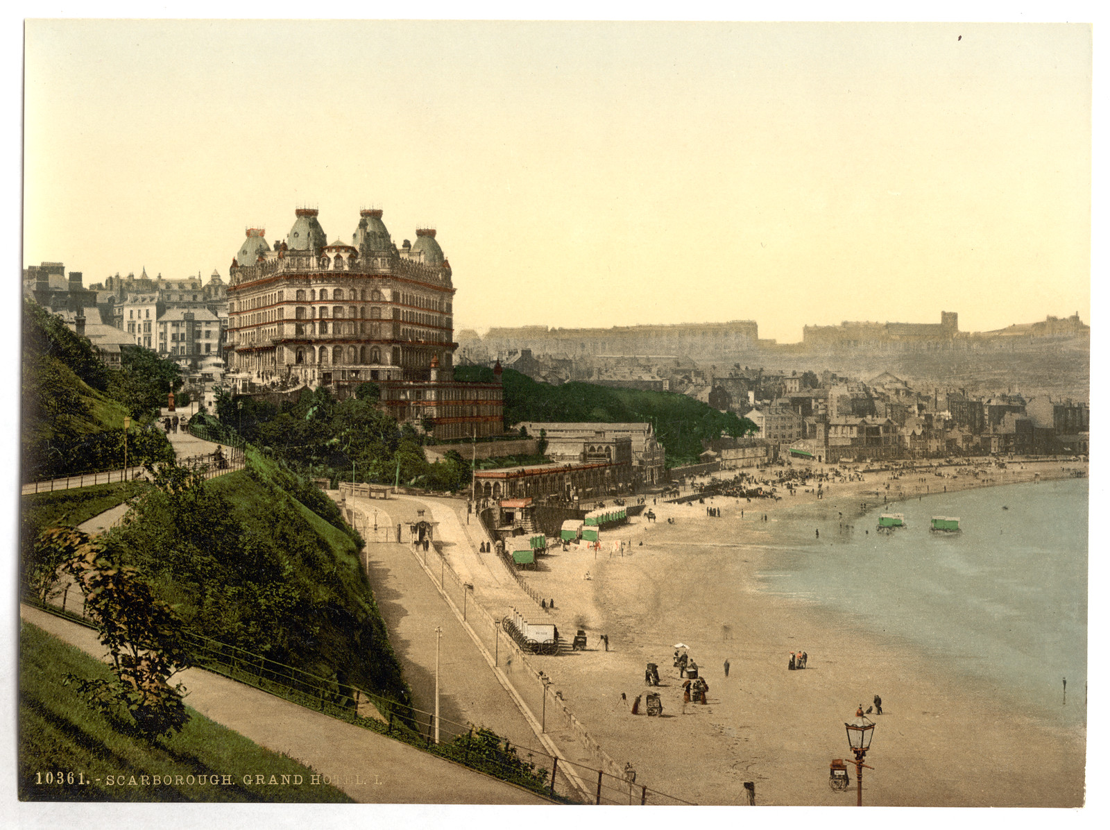 Scarborough Grand Hotel Yorkshire England, [between ca. 1890 and ca. 1900]. — historic print