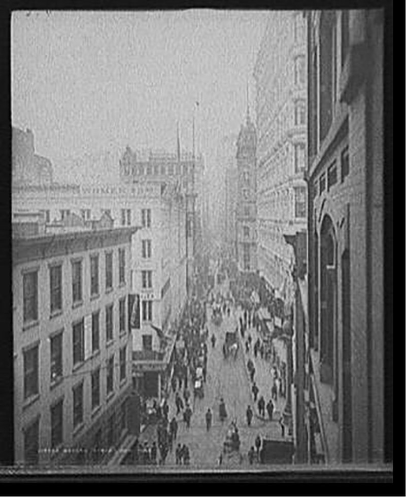 Nassau Street, New York, c1905. — historic photograph