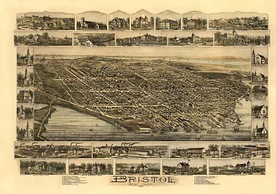RI Bristol 1891 MAP