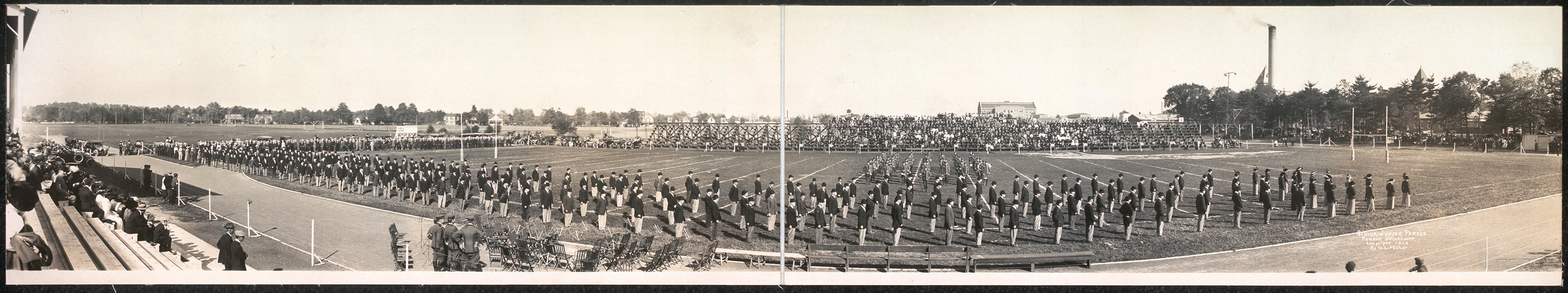 Senior - Junior Parade, Purdue, Indiana, 1913, 1913 — historic image