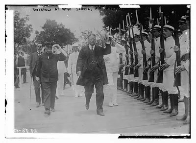 Roosevelt at Naval School, Rio Janeiro
