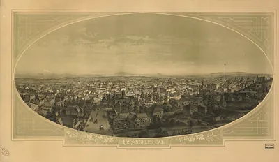 CA Los Angeles 1888 MAP