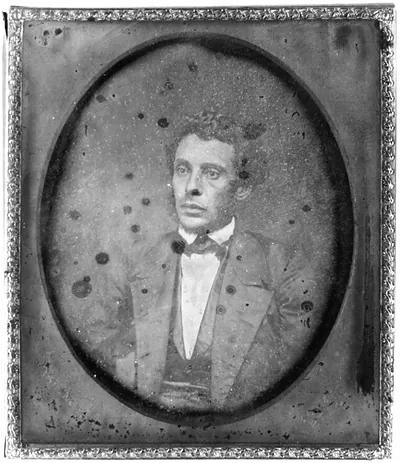 [Unidentified man, half-length portrait, three-quarters to the left]