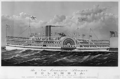 The new excursion steamer Columbia: gem of the ocean""