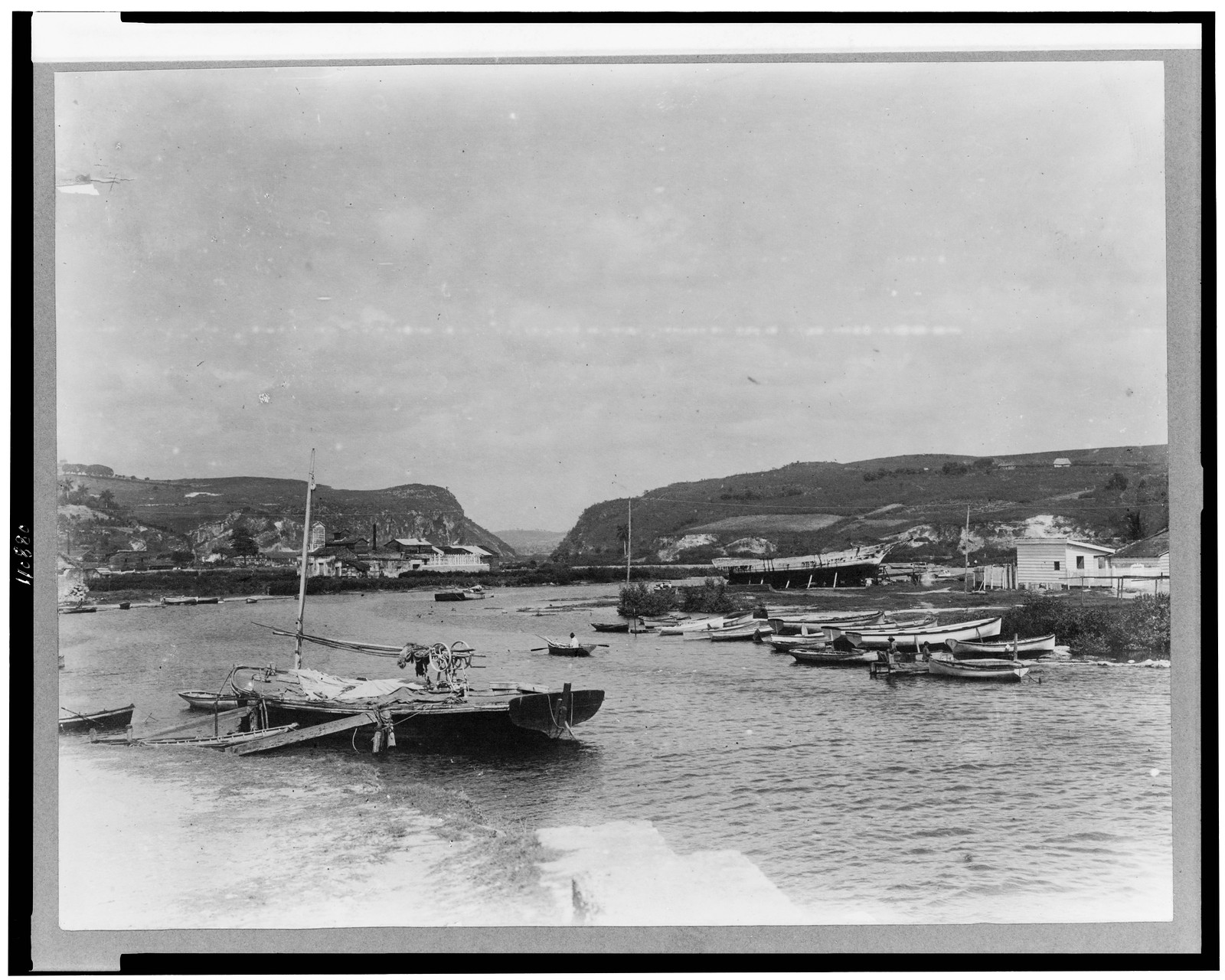 [View of Matanzas, Cuba, with waterways in foreground], [between 1900 and 1940] — historic photograph