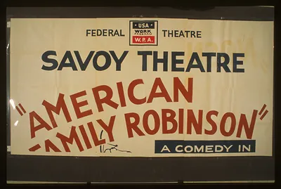 American Family Robinson A comedy in three acts by George Savage (S) A sizzling fun-fil
