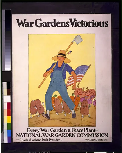 War gardens victorious--Every war garden a peace plant - National War Garden Commission / Maginel Wright Enright.