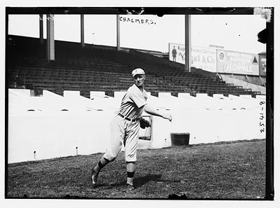 George Chalmers, Philadelphia NL, at Polo Grounds, NY (baseball)