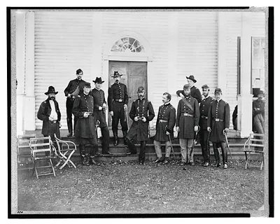 Major General Geo. G. Meade and staff