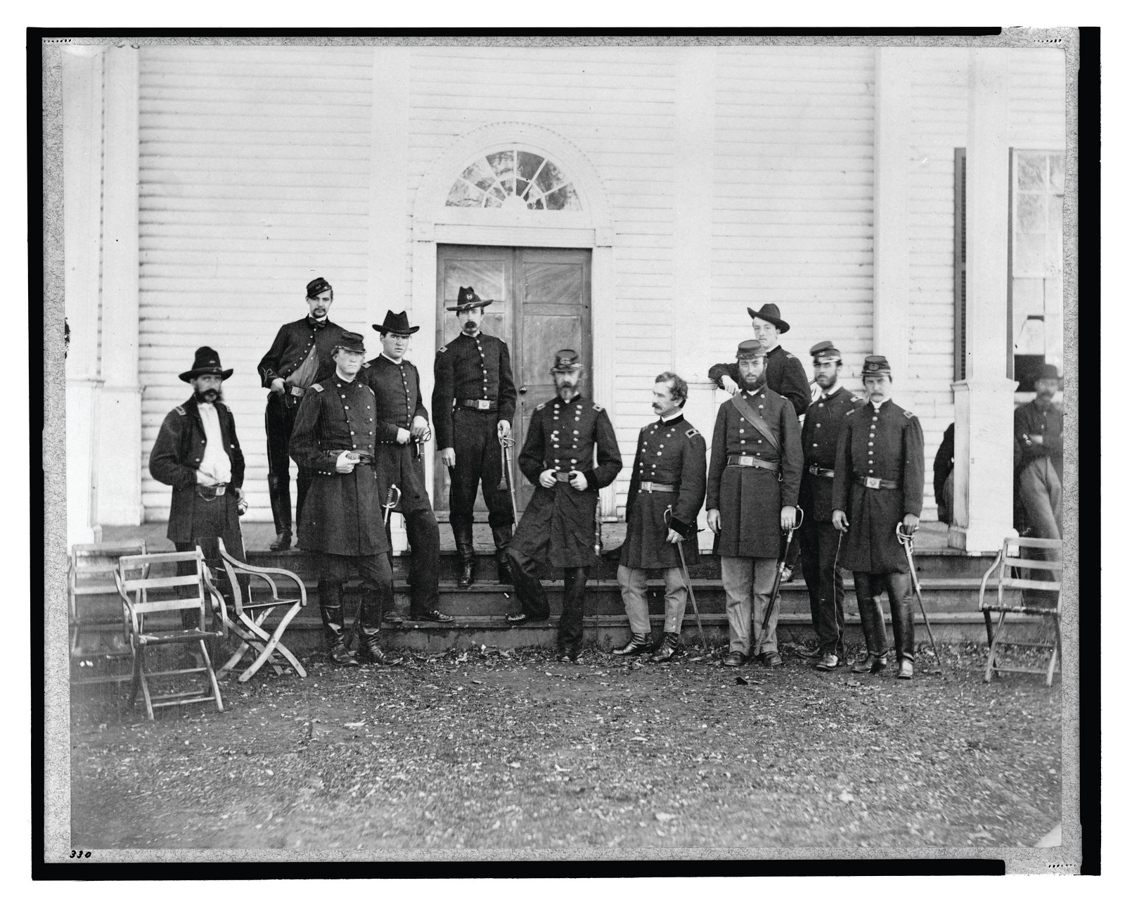Major General Geo. G. Meade and staff, [1863 Sept., printed later] — historic photograph