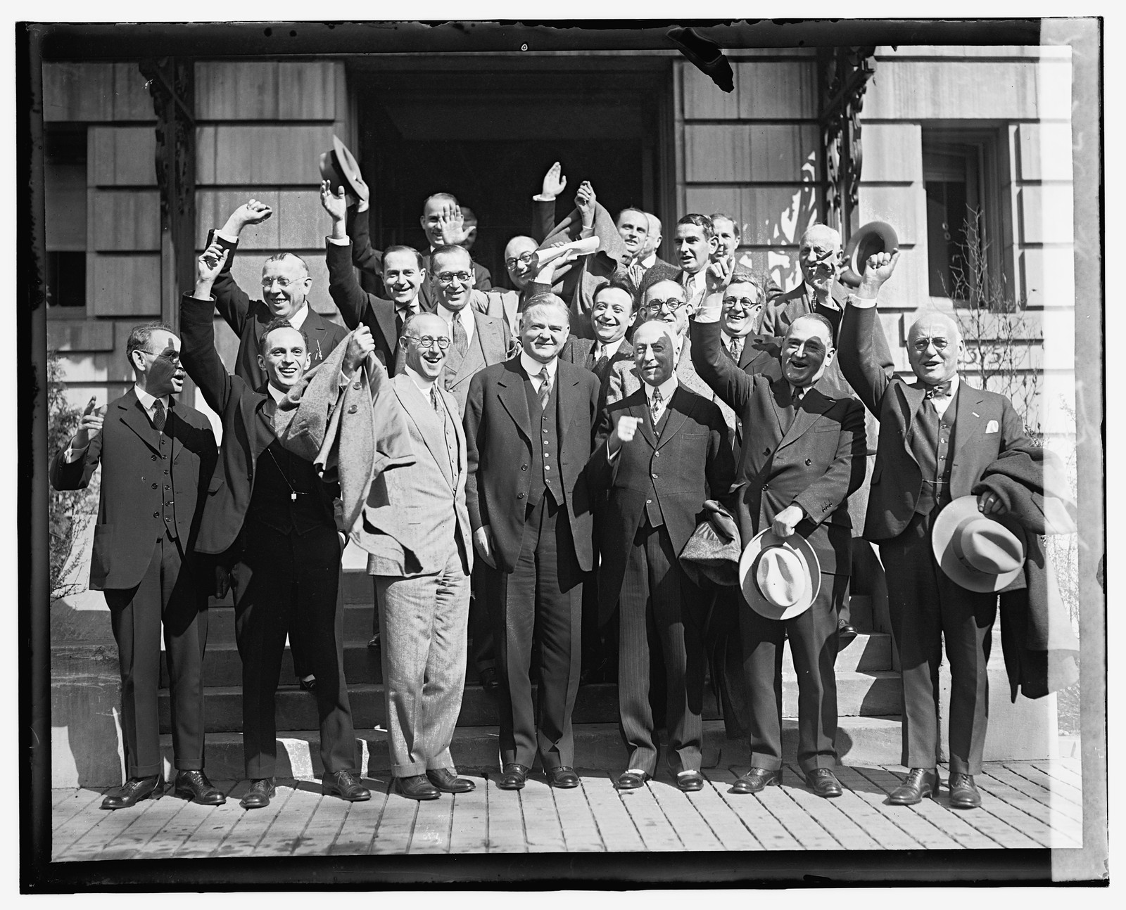 Hoover & group, [1929] — historic photograph