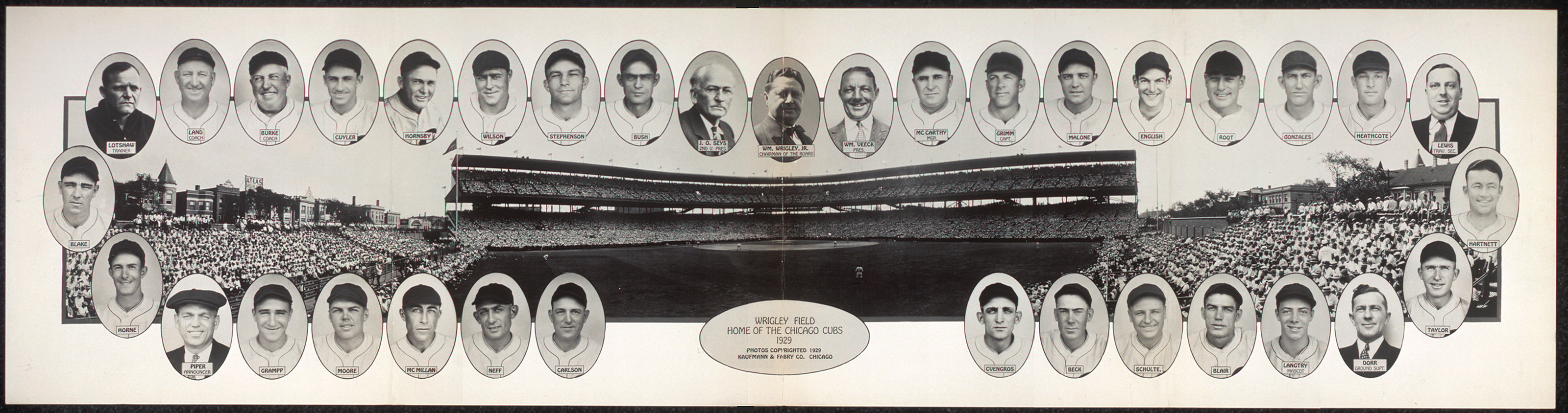 IL Wrigley Field 1929 PHOTO, 1929 — historic image