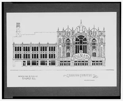 [Granada Theatre, Sheridan Rd. and Devon Ave., Chicago, Illinois] / AFD 1933.