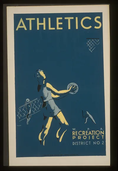 Athletics--W.P.A. recreation project Dist. No. 2 / Hazlett.