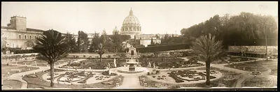 Vatican Garden, Italy, 1909