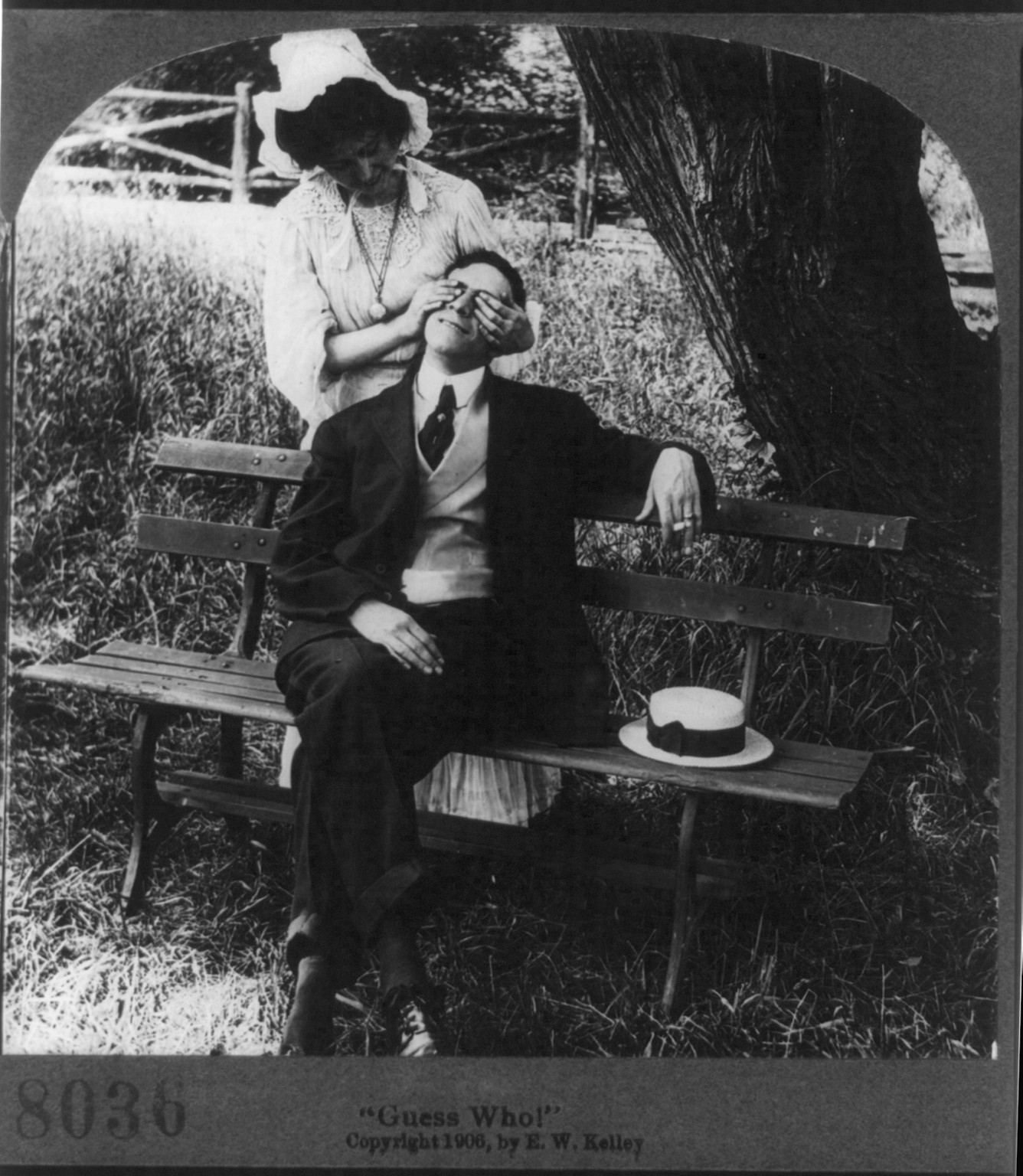 Guess who! E.W. Kelley, 1906 — historic photograph