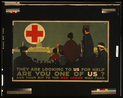 They are looking to us for help - Are you one of us? Add your bit to the Red Cross War Fund / L. N. Britton.