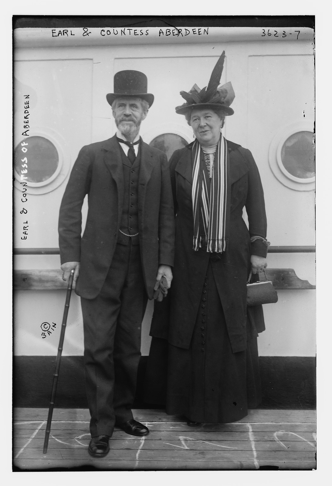 Earl and Countess Aberdeen, n/a — historic photograph