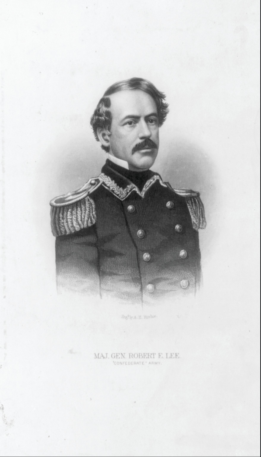 Maj. Gen. Robert E. Lee, [no date recorded on caption card] — antique engraving