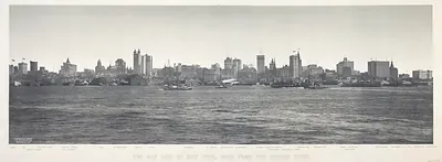 The Sky Line of New York, Seen from the Hudson River