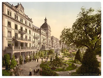 Interlaken Grand Hotel Victoria Bernese Oberland Switzerland