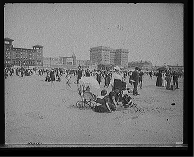 [On the beach, Atlantic City, N.J.]