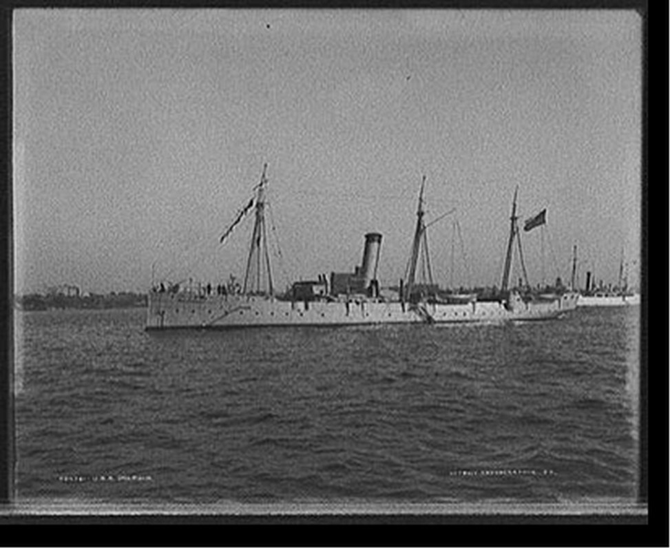 U.S.S. Dolphin, [between 1885 and 1901] — historic photograph