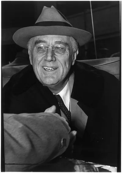 F.D. Roosevelt in Philadelphia, Oct. 27, 1944