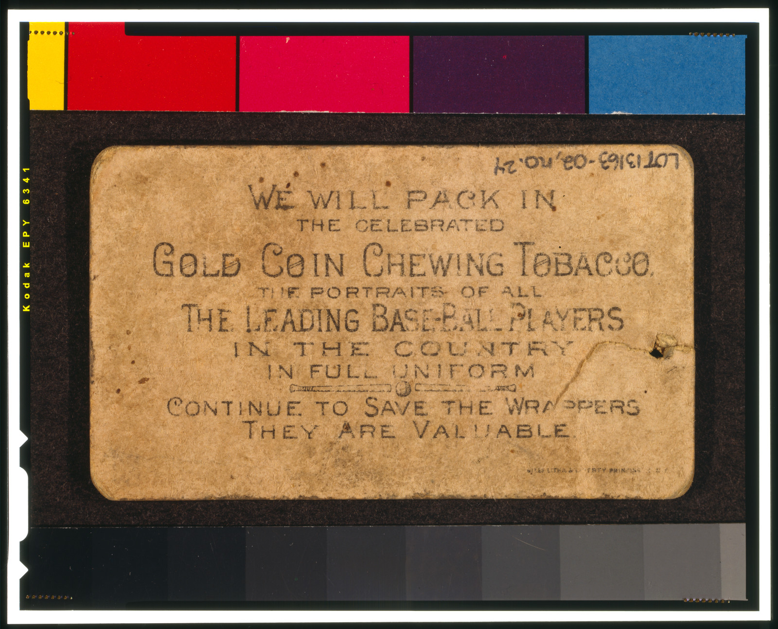 Buchner Gold Coin (N284), 1887 — antique lithograph