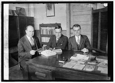 Wm. B. McKelden, J.H. Taylor & Roy C. Clark, fingerprint experts, 3/10/26