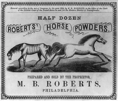 Roberts' Horse Powders