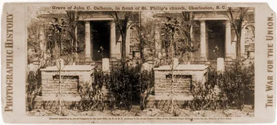 Grave of John C. Calhoun in front of St. Philips Church Charleston S.C.