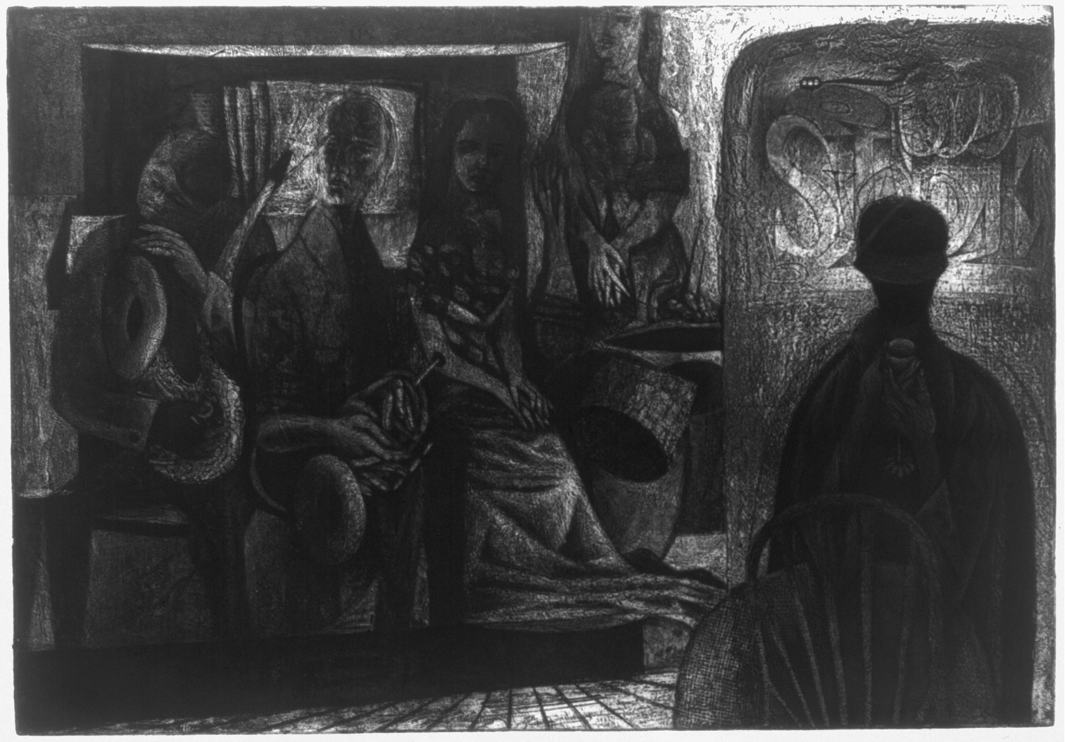 The offering, [19--] — historic print