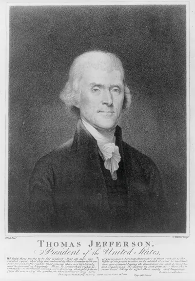 [Thomas Jefferson, bust portrait, facing slightly right]