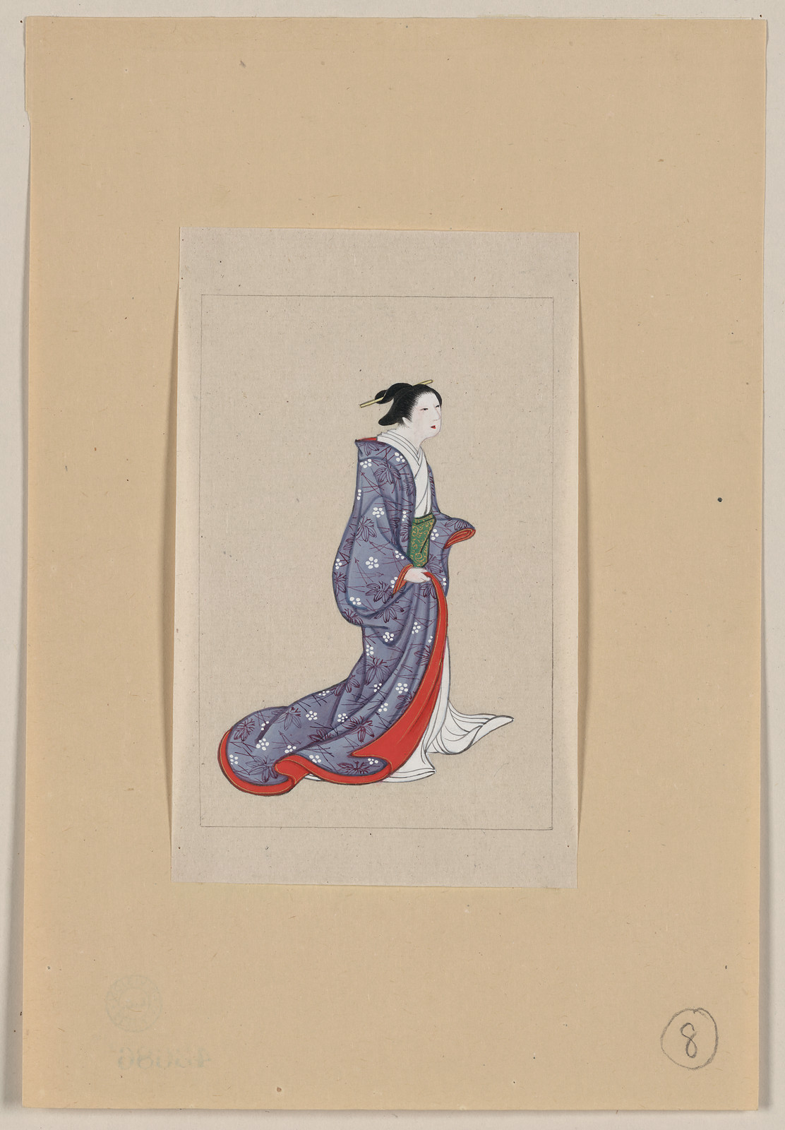 [Japanese drawing], 1750 — historic drawing