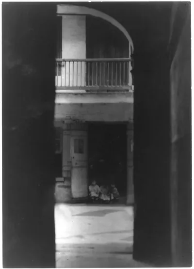 A Toulouse Street patio, New Orleans, La.