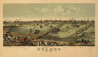 Toledo, Ohio, 1876