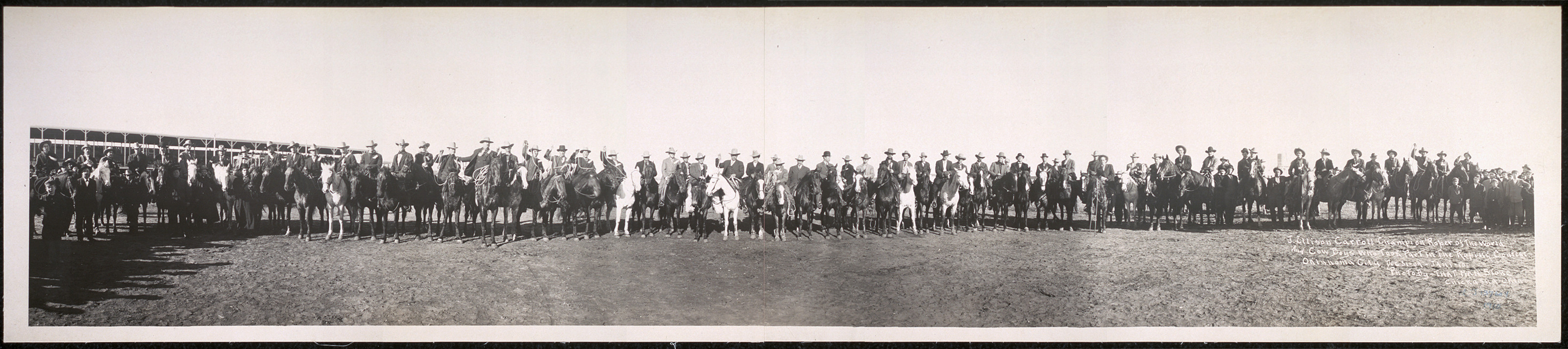 Roping Contest Oklahoma City, 1910, 1910 — historic image