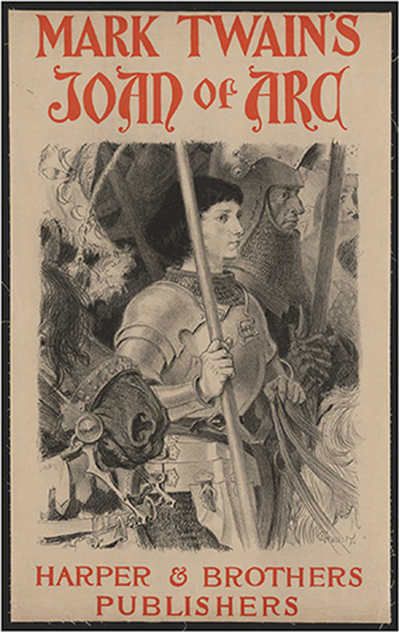Mark Twains Joan of Arc / Grasset 94., 1894 — vintage poster