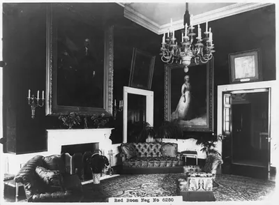 [The White House]: Red Room