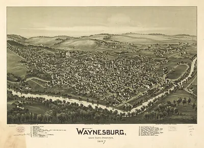 Waynesburg, Pennsylvania, 1897
