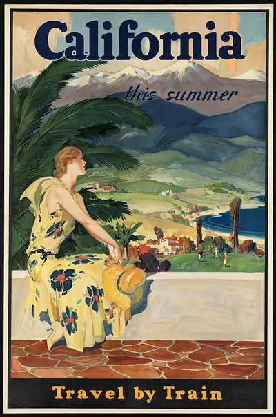 California this summer. Travel by train bpl