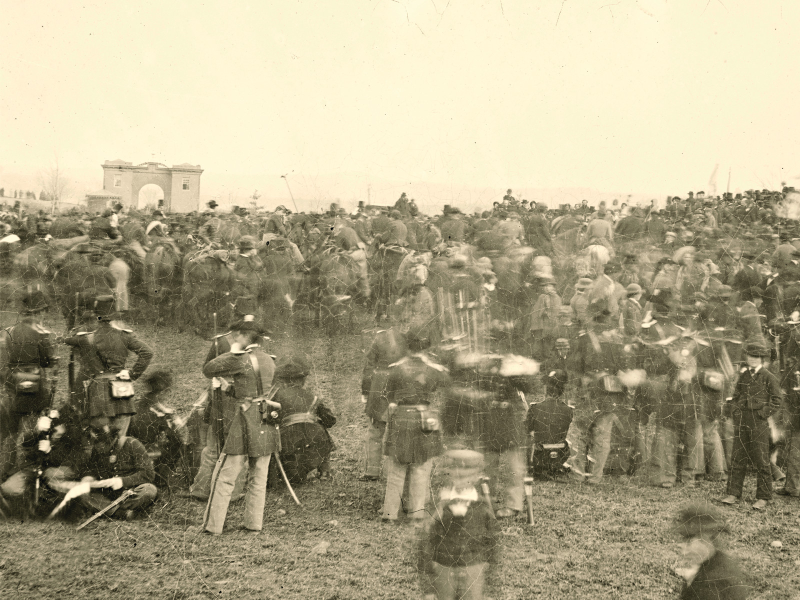 Dedication Ceremonies At The Soldiers' National Cemetery, Gettysburg, Pennsylvania, Nov 19, 1863 — historic photograph